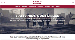 Desktop Screenshot of hardoxwearparts.com